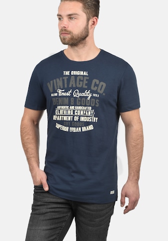 T-Shirt 'Vadim' BLEND en bleu : devant