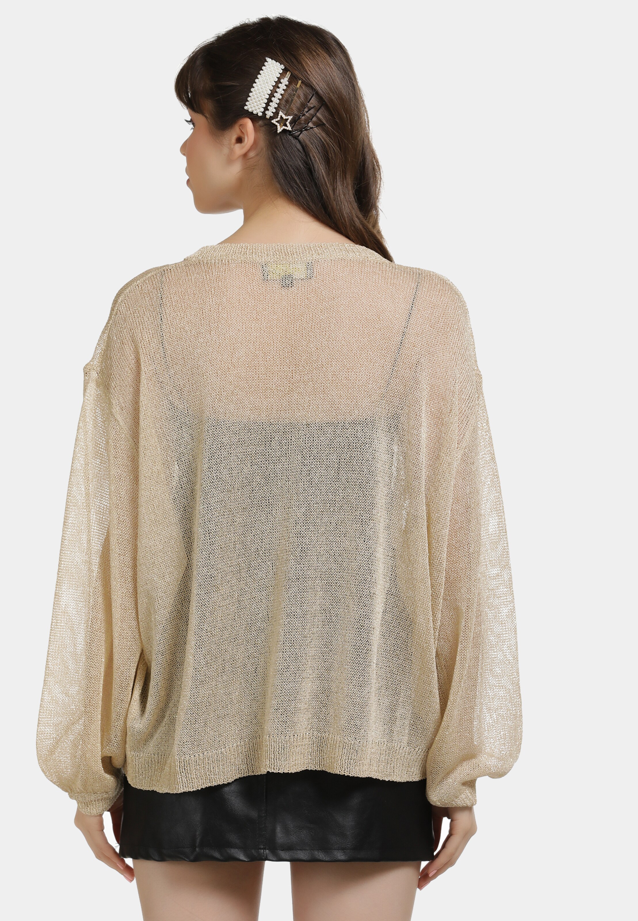 myMo at night Pullover in Beige 