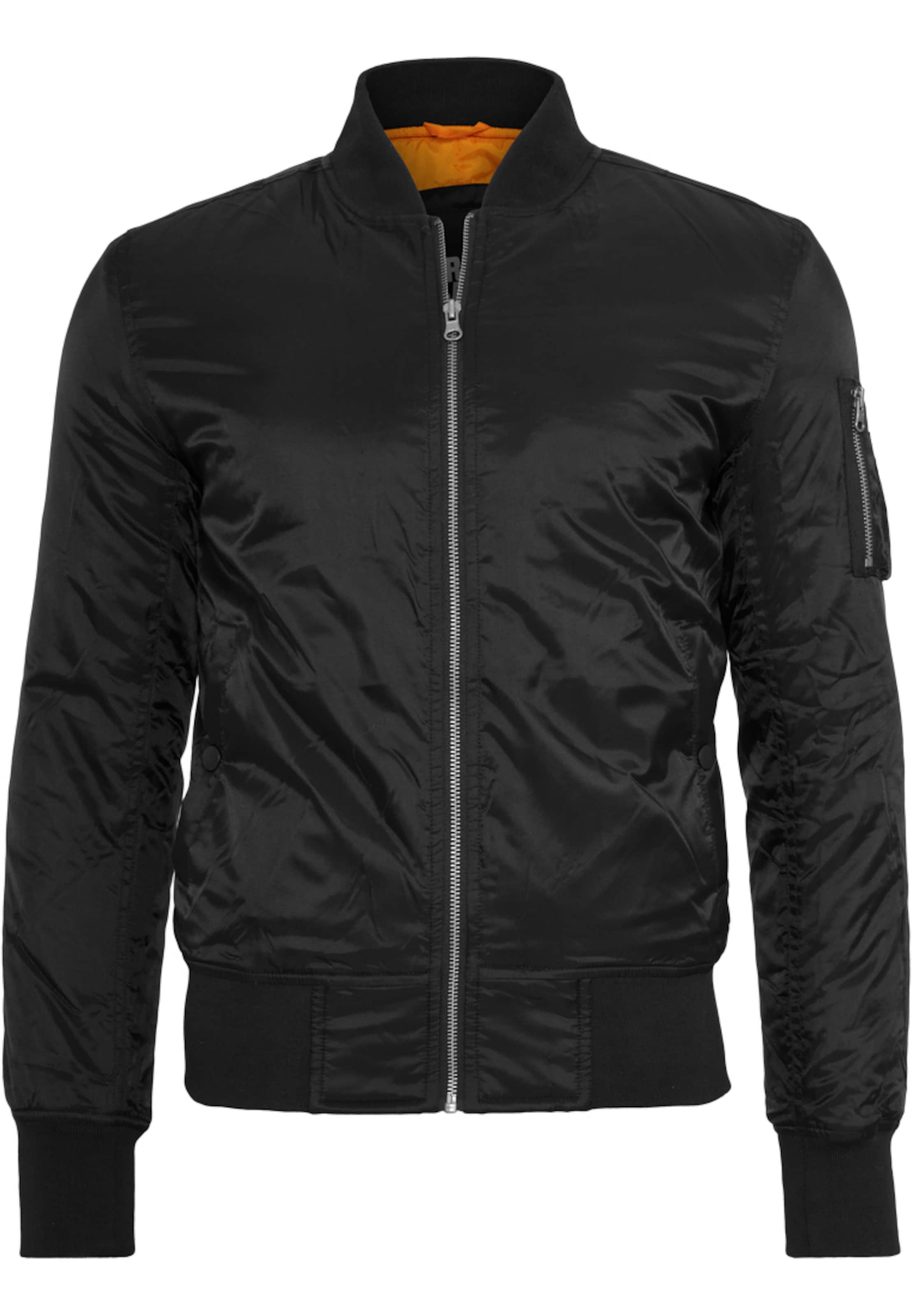 Veste mi-saison Urban Classics en noir : devant