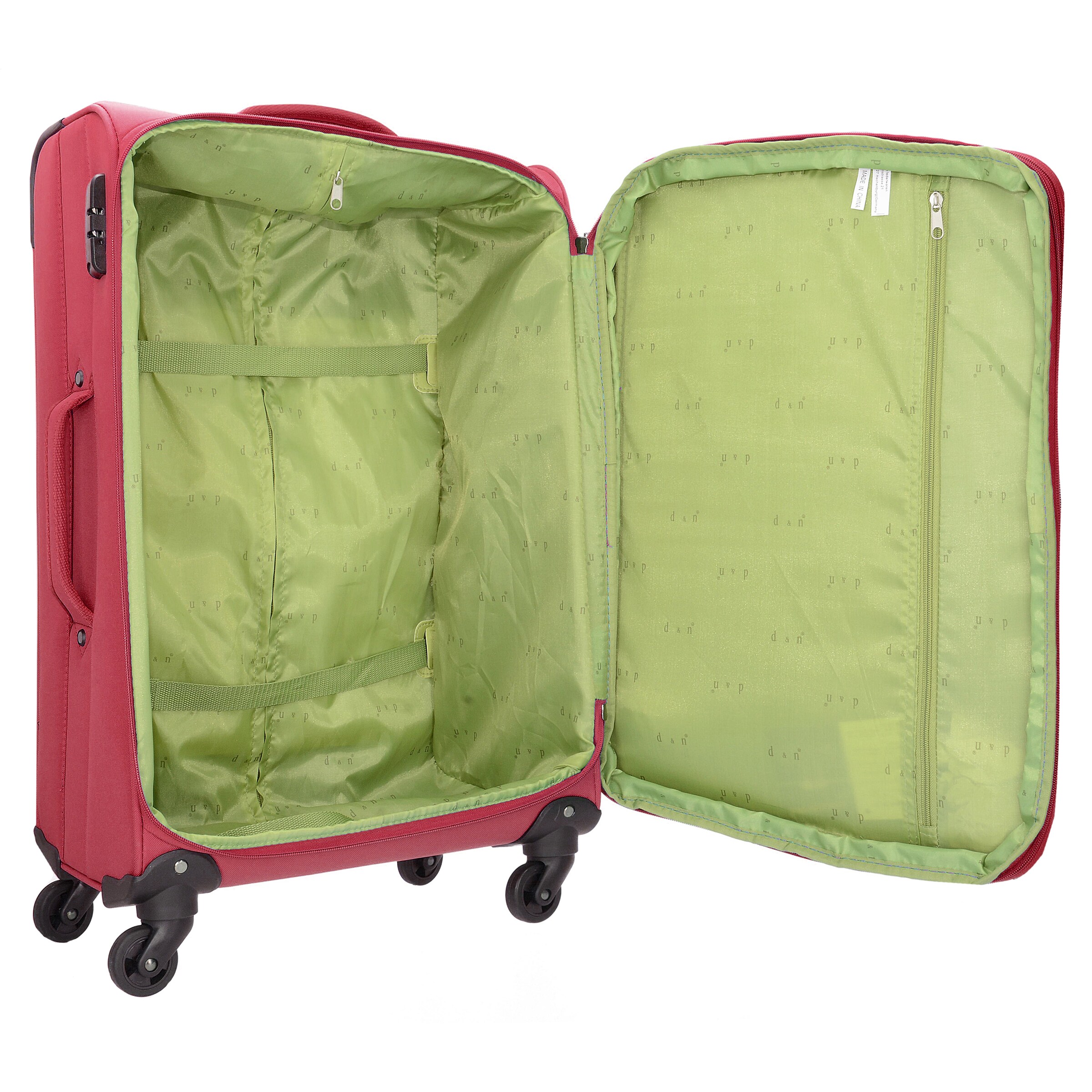 D&N Kofferset in Rood