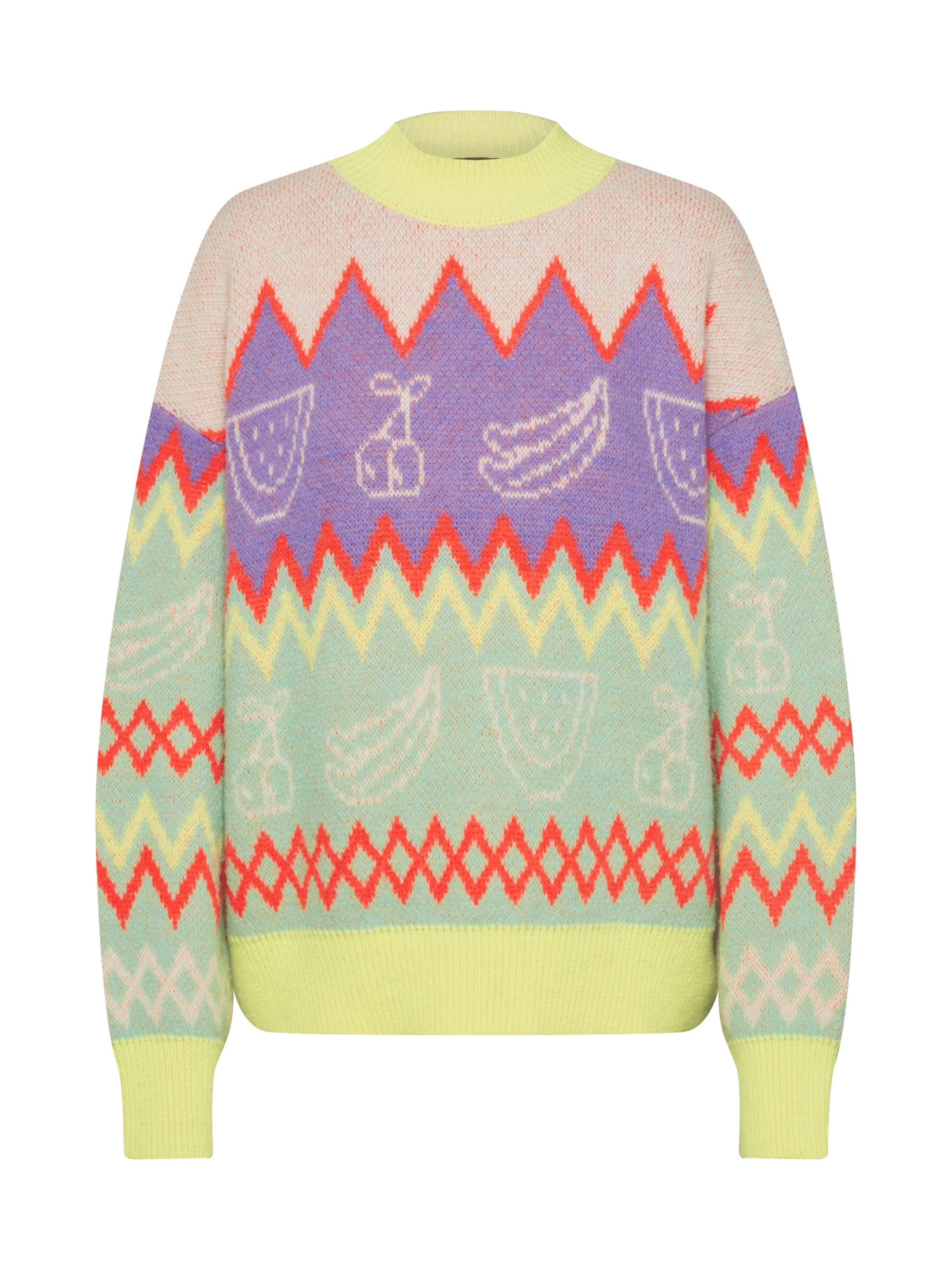 EDITED Πουλόβερ σε ανάμεικτα χρώματα: μπροστά