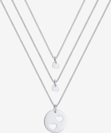 ELLI Jewelry Set 'Herz, Mutter und Kind' in Silver