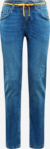TOM TAILOR DENIM Slimfit Jeans in Blauw: voorkant