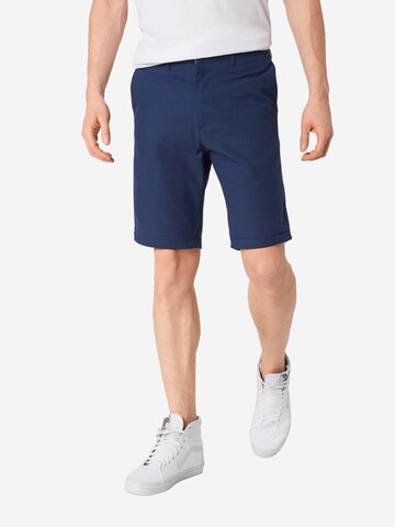Iriedaily Shorts 'Golfer Chambray' in Blau: front