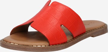 TAMARIS - Sapato aberto em vermelho: frente