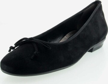 Paul Green Ballet Flats in Black: front