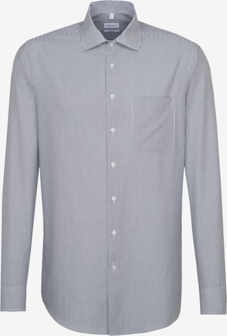 SEIDENSTICKER - Ajuste regular Camisa de negocios en gris: frente