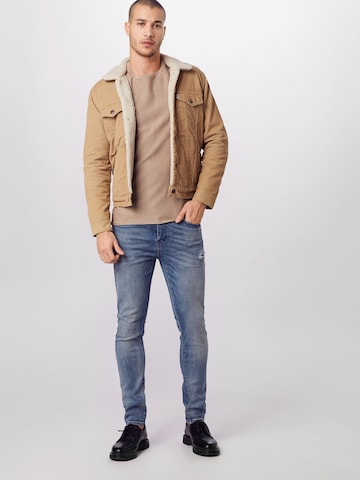 Only & Sons - Ajuste regular Jersey 'Dextor' en marrón