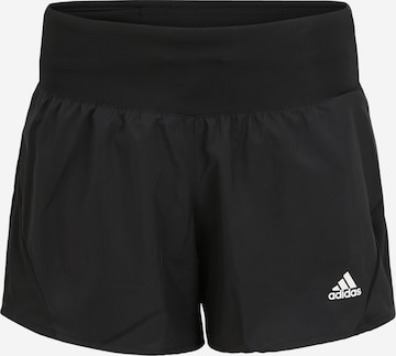 Regular Pantaloni sport de la ADIDAS SPORTSWEAR pe negru: față