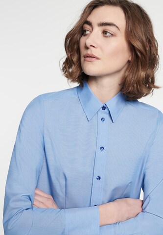 SEIDENSTICKER Blouse 'Schwarze Rose' in Blauw