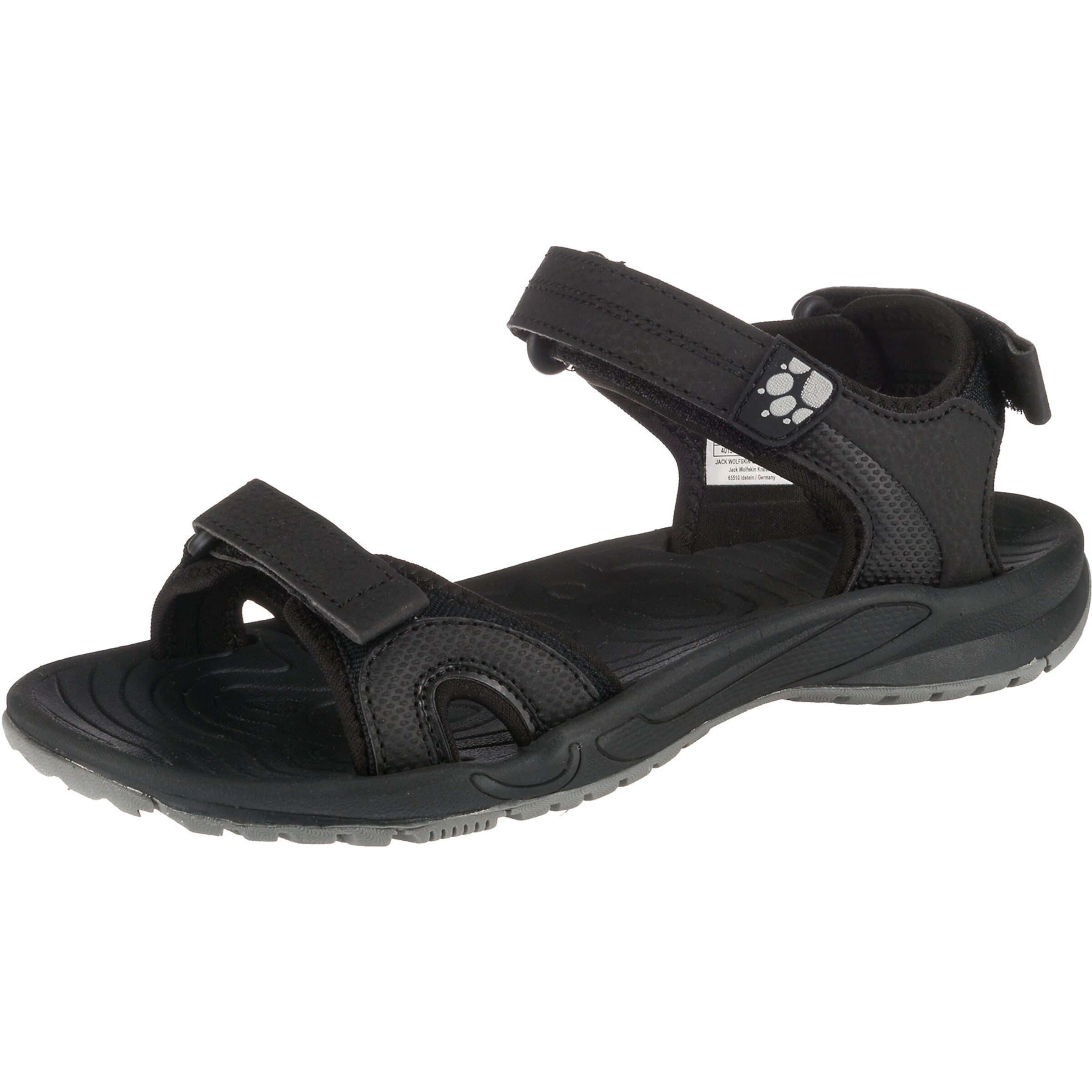 JACK WOLFSKIN - Outdoorsandalen 'Lakewood Cruise' in schwarz