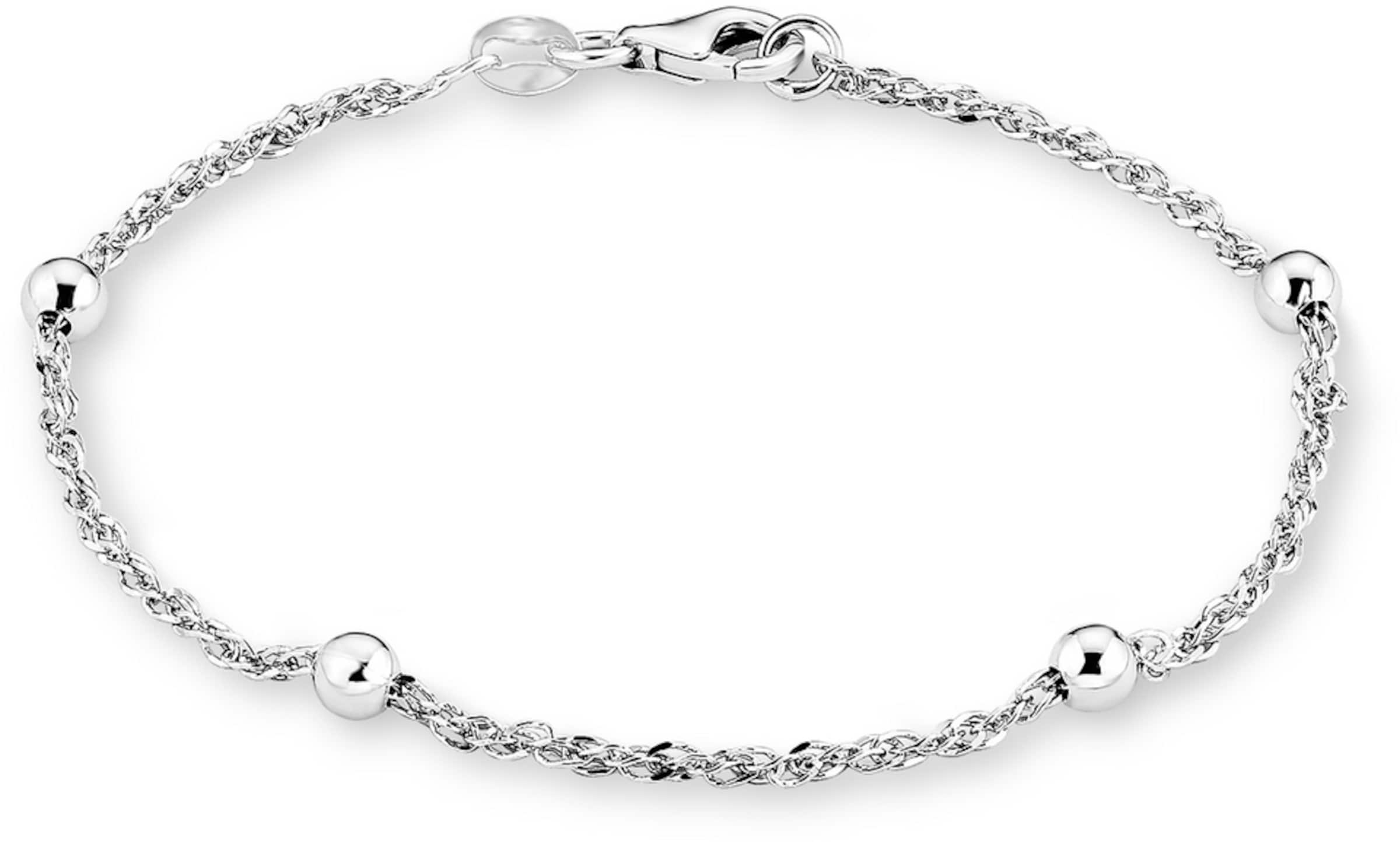 AMOR Bracelet in Silver: front