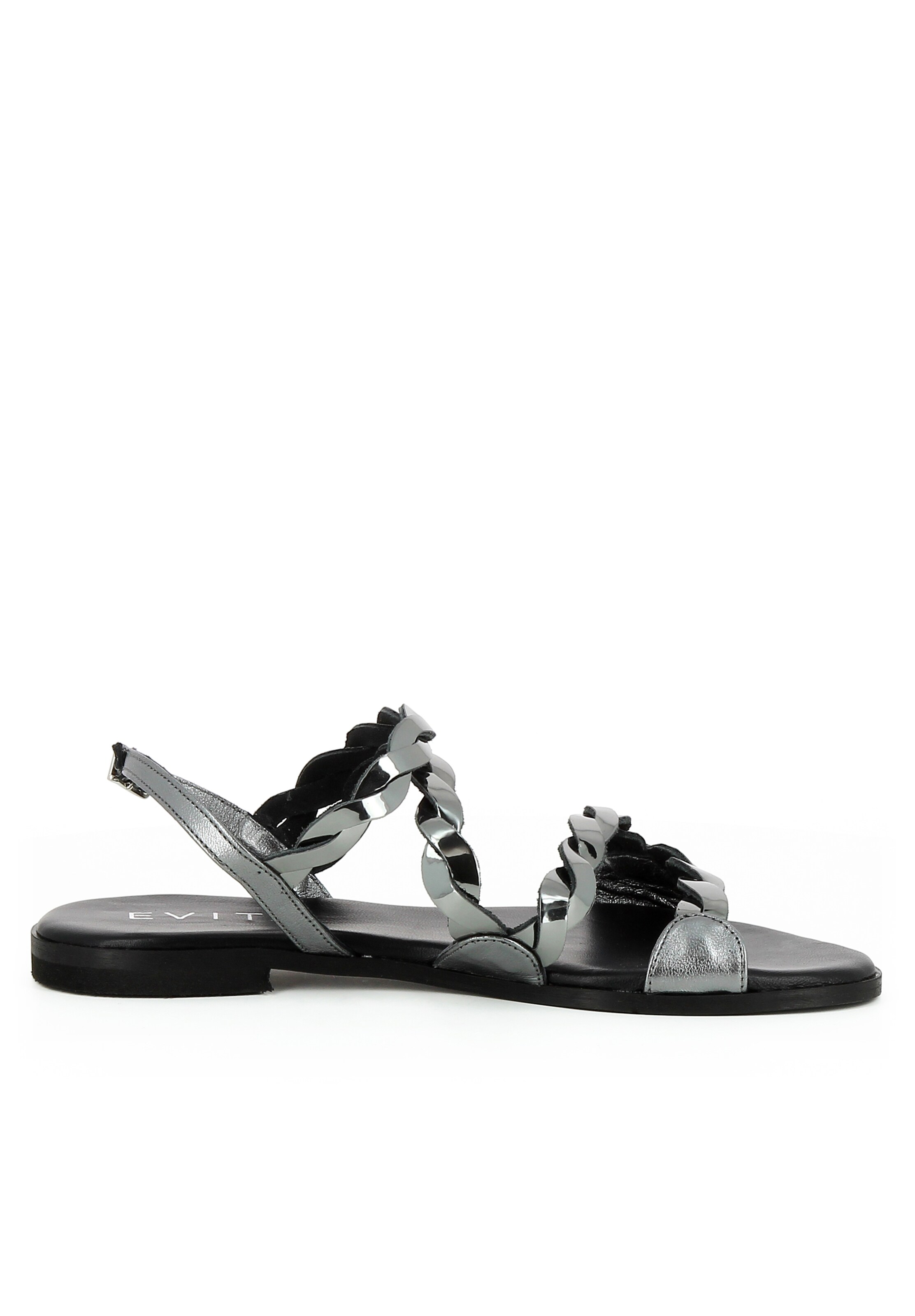 EVITA Strap sandal 'OLIMPIA' in Silver
