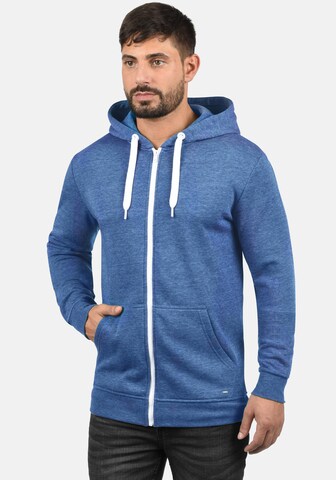 !Solid Sweatjacke 'Olli ' in Blau: Vorderseite