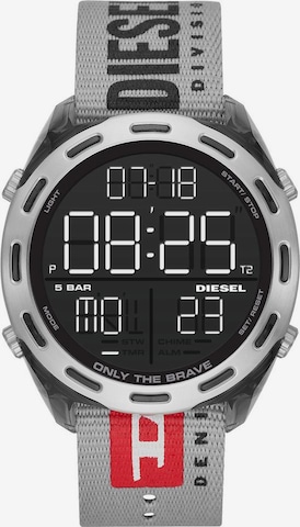 DIESEL Digital Watch 'Crusher DZ1894' in Grey: front
