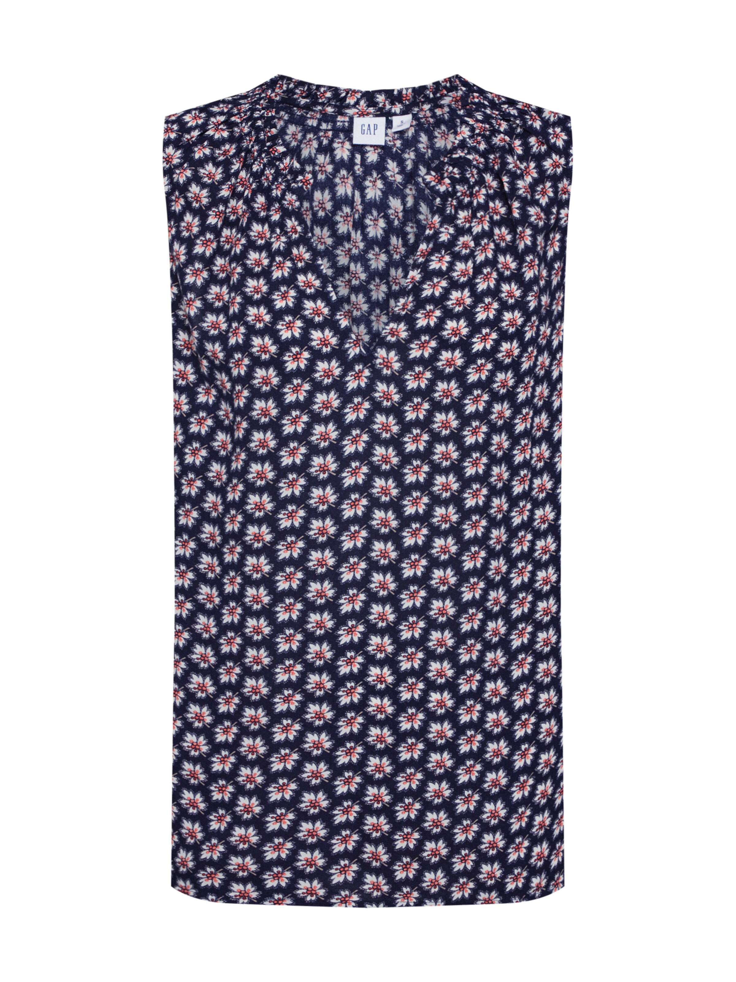 GAP - Top 'SMOCKED' in de kleur Navy