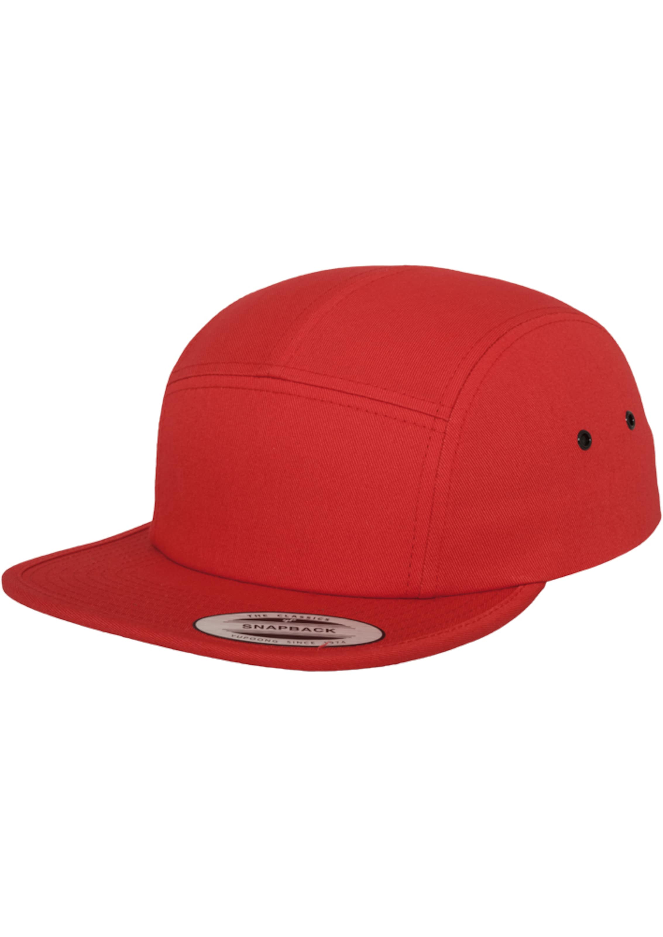 Casquette 'Classic Jockey' Flexfit en rouge : devant