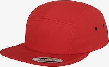 Cappello da baseball 'Classic Jockey' di Flexfit in rosso: frontale