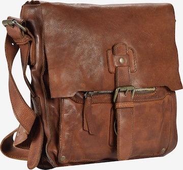 Harold's Crossbody Bag 'Submarine' in Brown: front