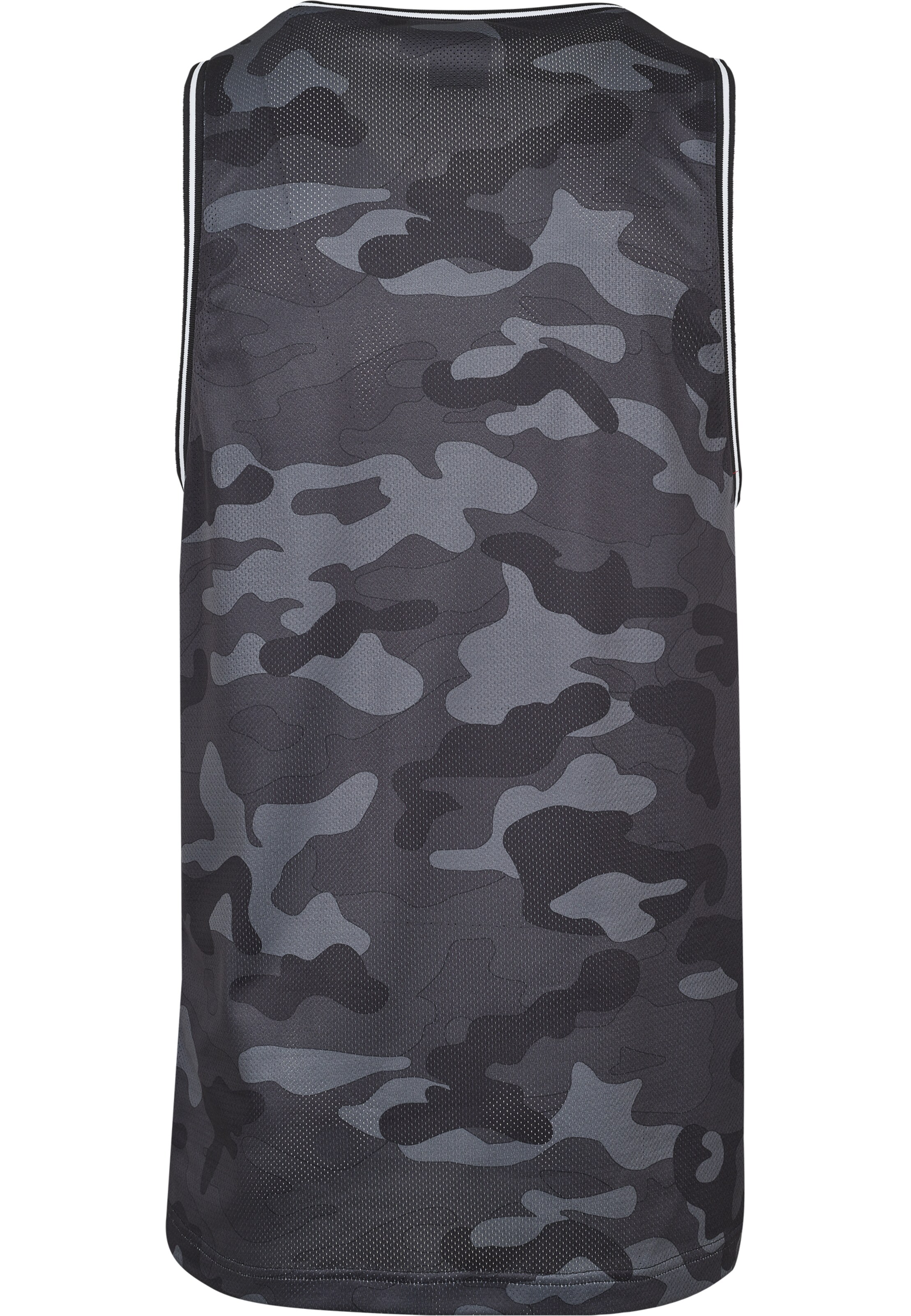Urban Classics Tričko 'Camo Mesh' - Sivá