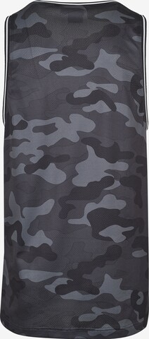 Urban Classics Tanktop 'Camo Mesh' in Grau