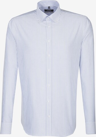 Coupe slim Chemise SEIDENSTICKER en bleu : devant