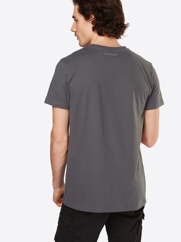 Iriedaily - Camiseta 'Flutscher' en gris: atrás