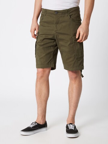 Regular Pantaloni cu buzunare de la JACK & JONES pe verde: față