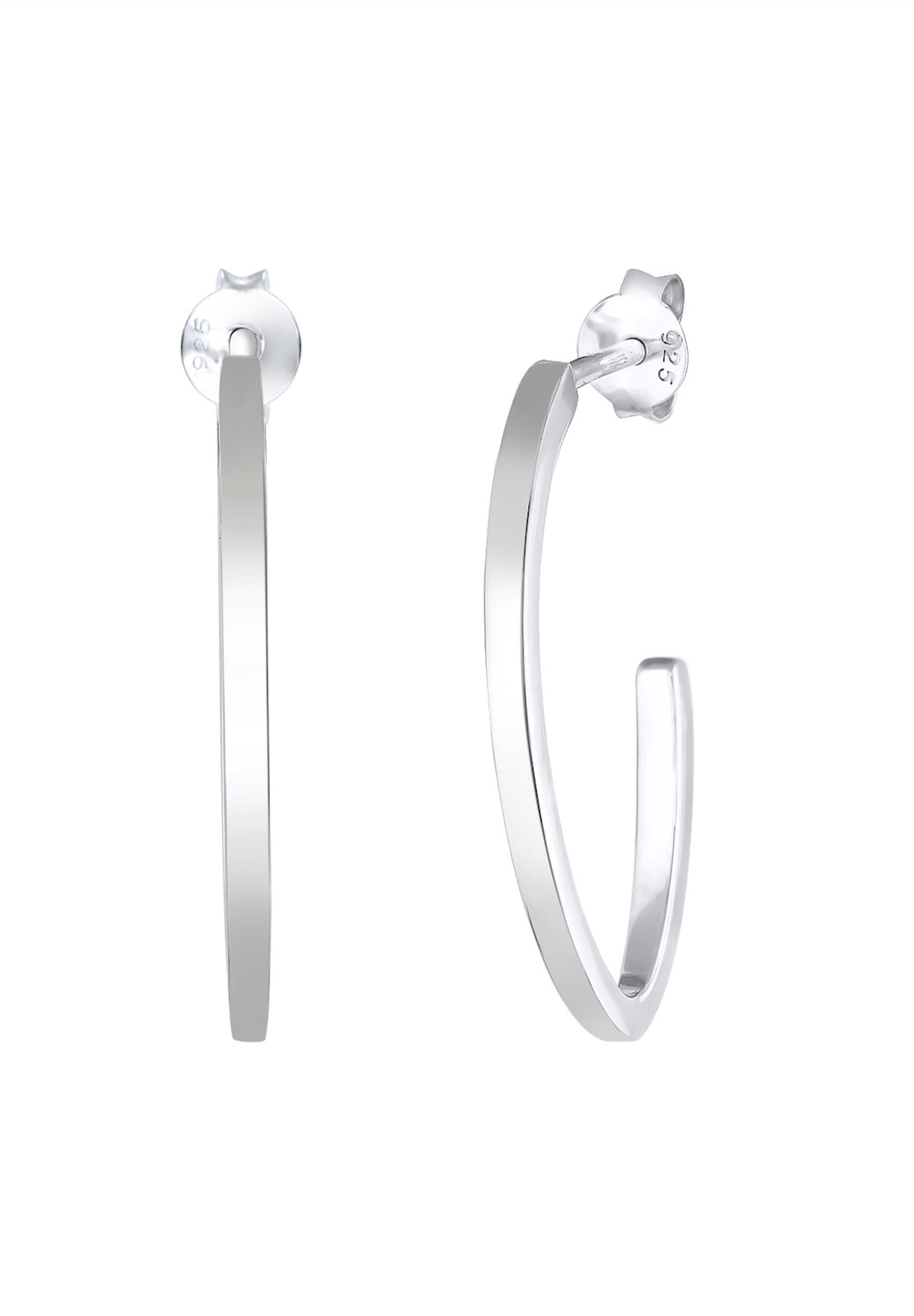 ELLI Oorbellen in Zilver: voorkant