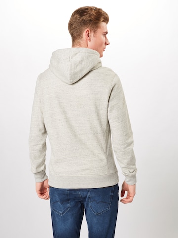 BLEND - Sudadera con cremallera 'North' en gris: atrás