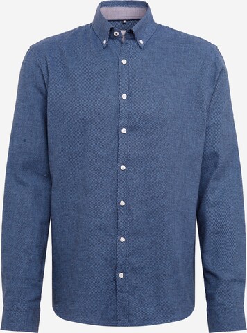 BRAX Regular fit Button Up Shirt in Blue: front