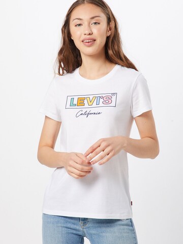 Tricou 'The Perfect Tee' de la LEVI'S ® pe alb: față