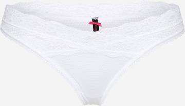 PASSIONATA - Tanga 'Brooklyn' en blanco: frente