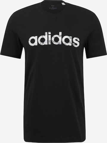 ADIDAS PERFORMANCE - Camiseta funcional en negro: frente