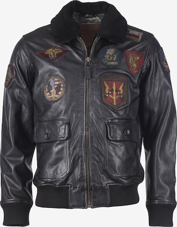 TOP GUN Between-Season Jacket in Black: front