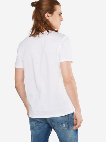 T-Shirt Marc O'Polo en blanc : derrière