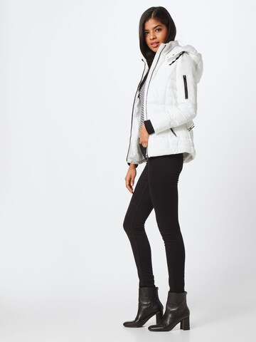 NEW LOOK Zimska jakna 'ALASKA BELTED SKI PUFFER' | bela barva