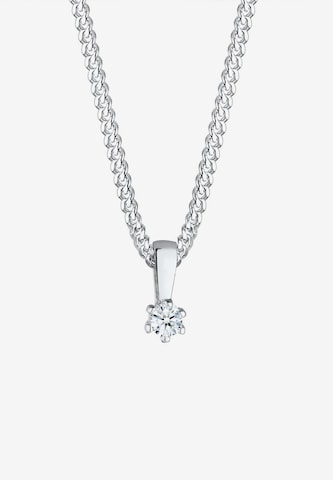 Elli DIAMONDS Necklace 'Basic Stein' in Silver