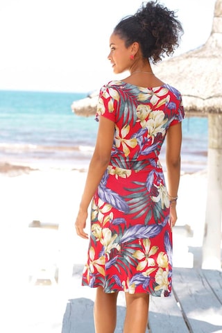 BEACH TIME Kleid in Rot