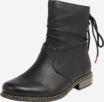 Bottines Rieker en noir : devant