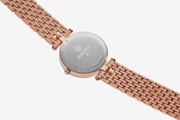 JOWISSA Analoog horloge 'Facet Strass' in Goud