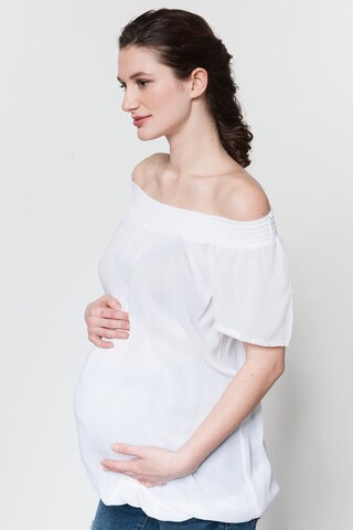 Esprit Maternity Bluse in Weiß