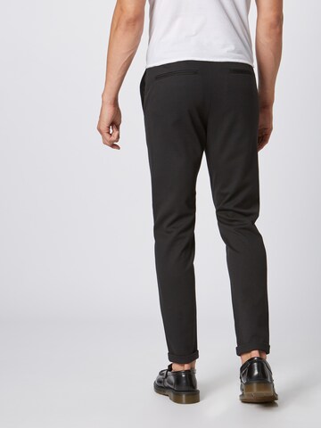 Slimfit Pantaloni chino 'Superflex' di Lindbergh in nero: dietro