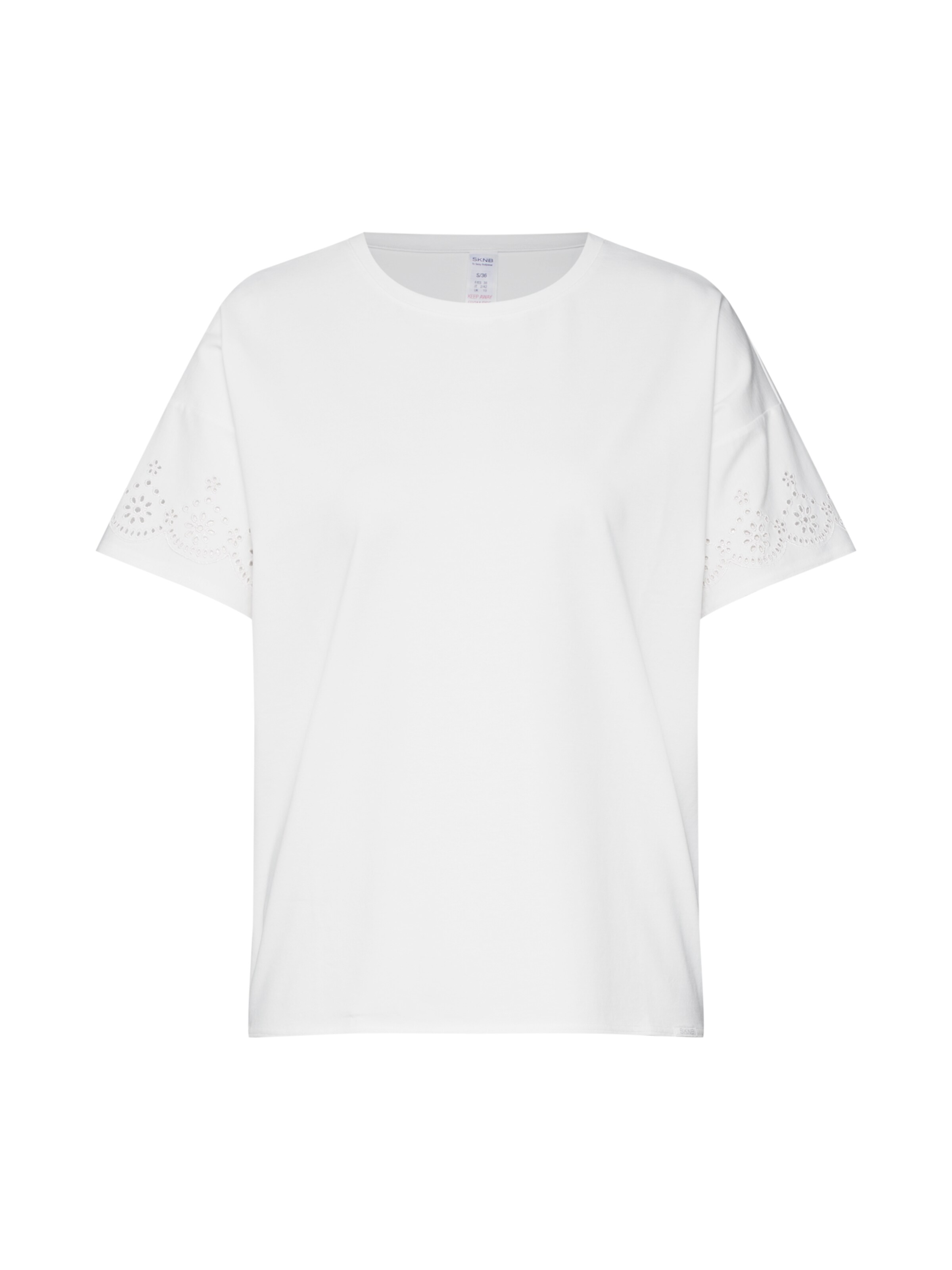 Skiny - Slaapshirt 'Sleep Mix & Match' in de kleur Wit