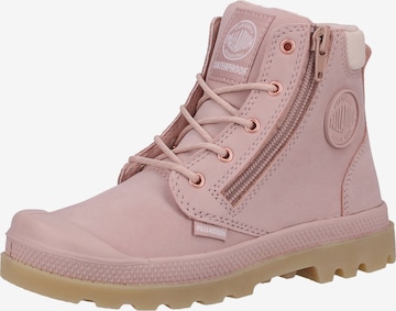 Palladium Boots in Pink: front