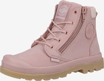 Palladium Stiefelette in Pink: predná strana