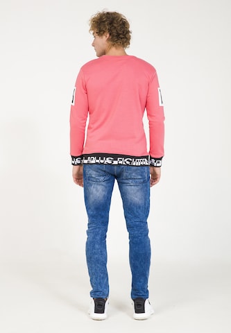 PLUS EIGHTEEN Sweatshirt in Roze