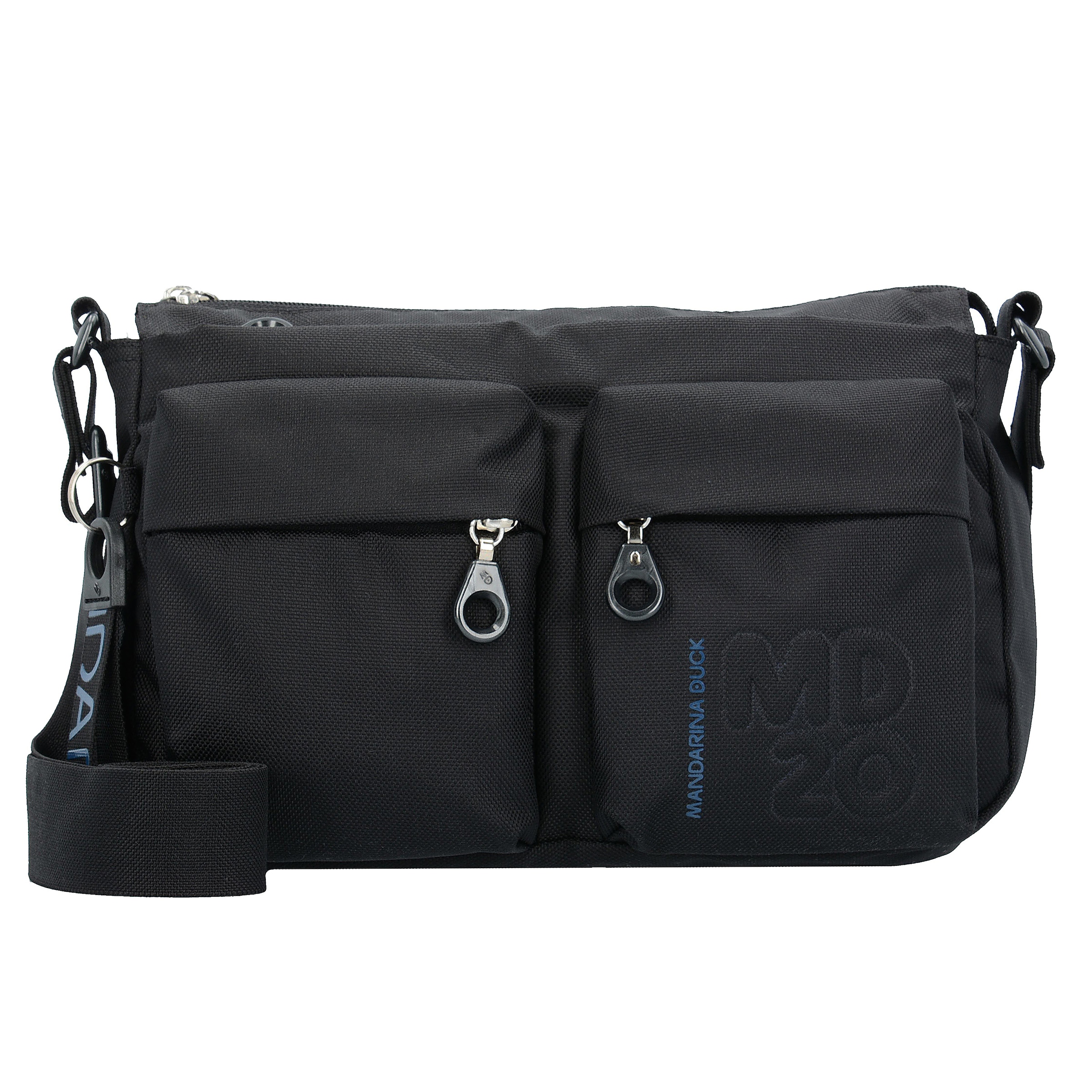 MANDARINA DUCK Crossbody Bag in Black: front