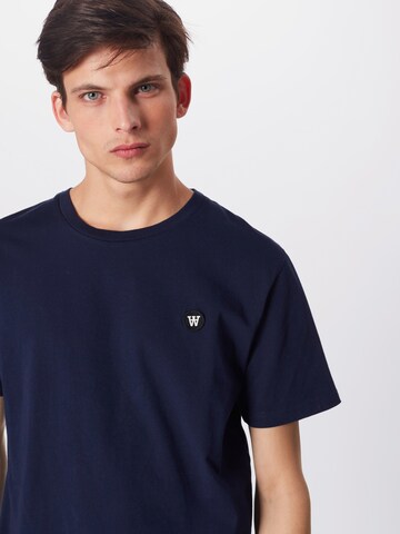 WOOD WOOD - Camiseta en azul