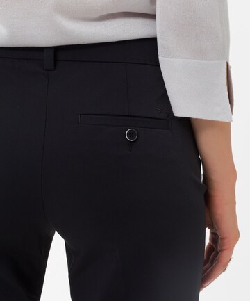 BRAX Slimfit Pantalon 'Maron' in Zwart